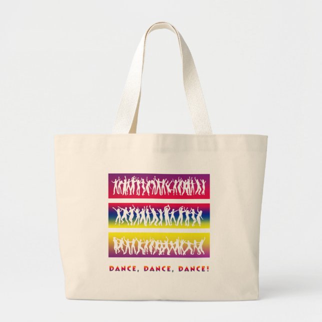 Dansen dansen, dans 1 hänger lös jumbo tygkasse (Framsidan)