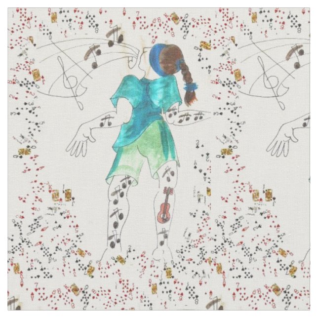 Dansen för vildkort tyg (Närbild)