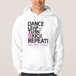 Dansen hoppar hoodien för vändrepetitiondansare hoodie