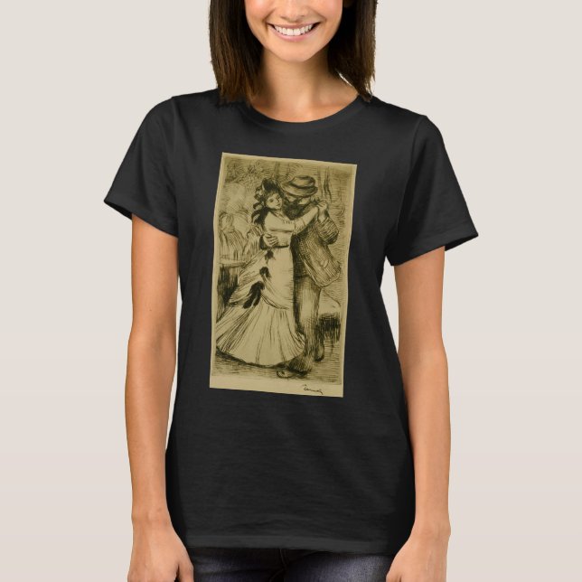 Dansen i Land av Pierre Renoir T Shirt (Framsida)