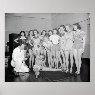 Dansen klassificerar, 1938. Vintagefoto Poster