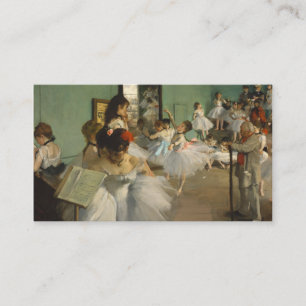 Dansen klassificerar. Edgar Degas Visitkort