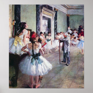 Dansen klassificerar vid Edgar Degas Poster