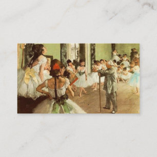 Dansen klassificerar visitkorten visitkort