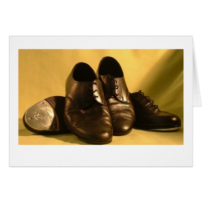 Dansen skor hälsningskort (Framsidan Horizontal)