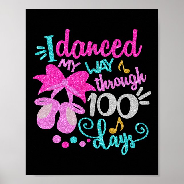 Danser Ballet Girls har dansat 100 dagar. Poster (Framsidan)