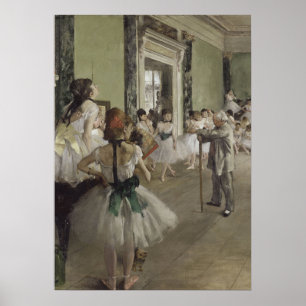 Danser/Ballet School - Degas-målning Poster