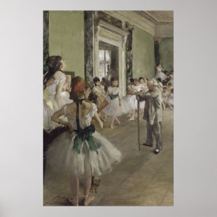 Danser/Ballet School - Degas-målning Poster