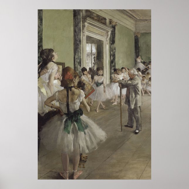 Danser/Ballet School - Degas-målning Poster (Framsidan)