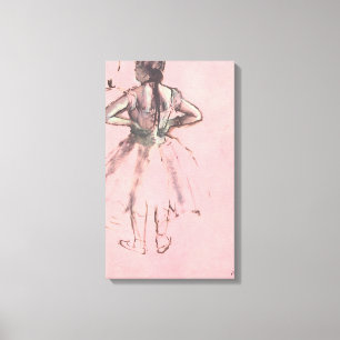 Danser från baksidan av Edgar Degas Vintage Ballet Canvastryck