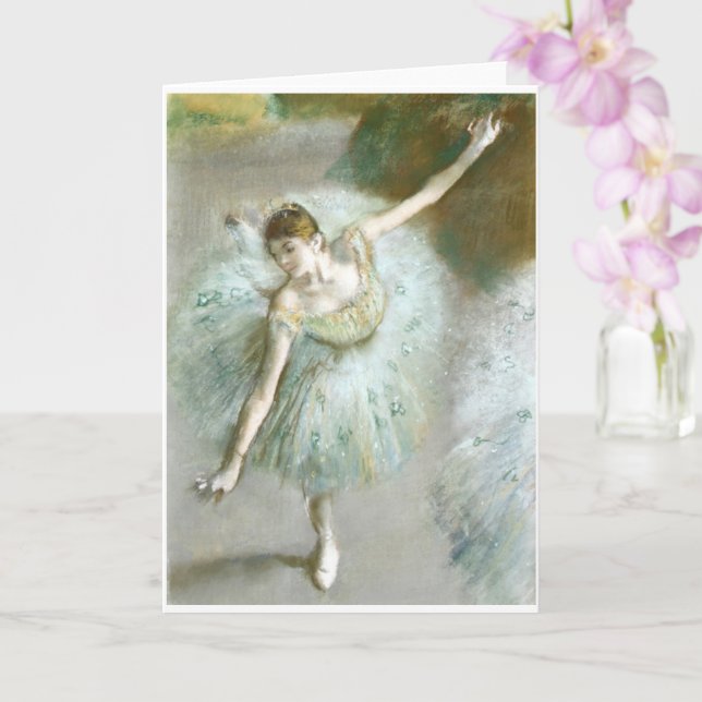 Danser i Grönt, Edgar Degas Kort (Orkide)