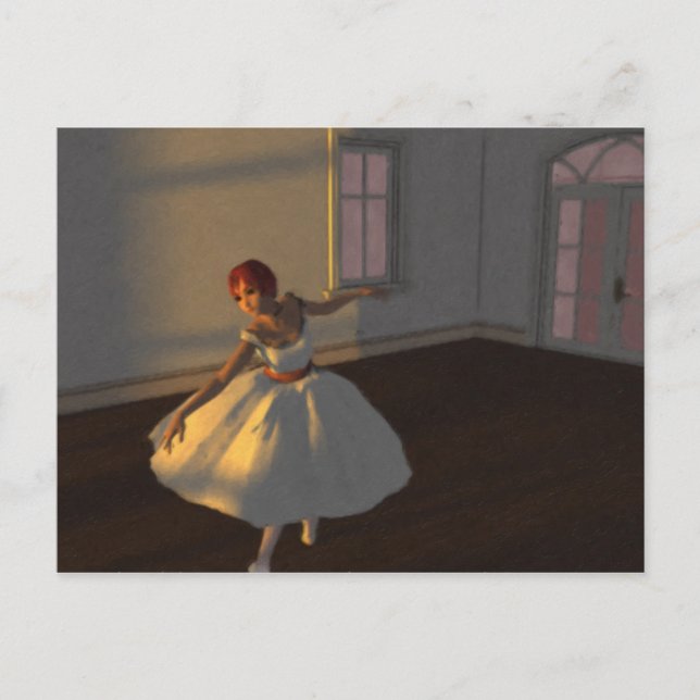 Danser i Underbara rummet Vykort (Framsida)