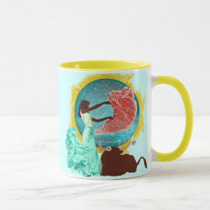 Danser med tjurkaffemuggen mugg