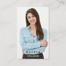 Danserfotogenomskinlig övertoning Bu för Actor-mod Visitkort