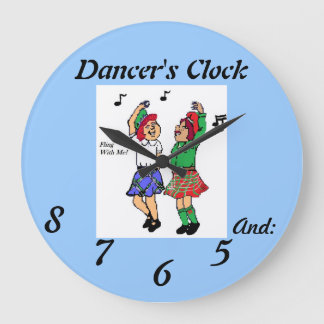 Danserklocka och 5,6,7,8 stor klocka