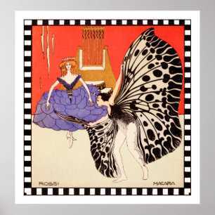 Dansers - Vintage Art Print by Kolo Moser Poster