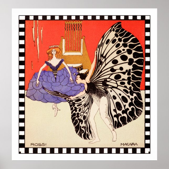 Dansers - Vintage Art Print by Kolo Moser Poster (Framsidan)
