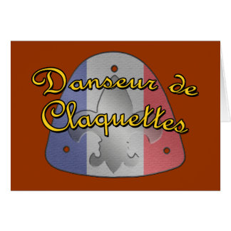 Danseur de Claquettes Hälsningskort