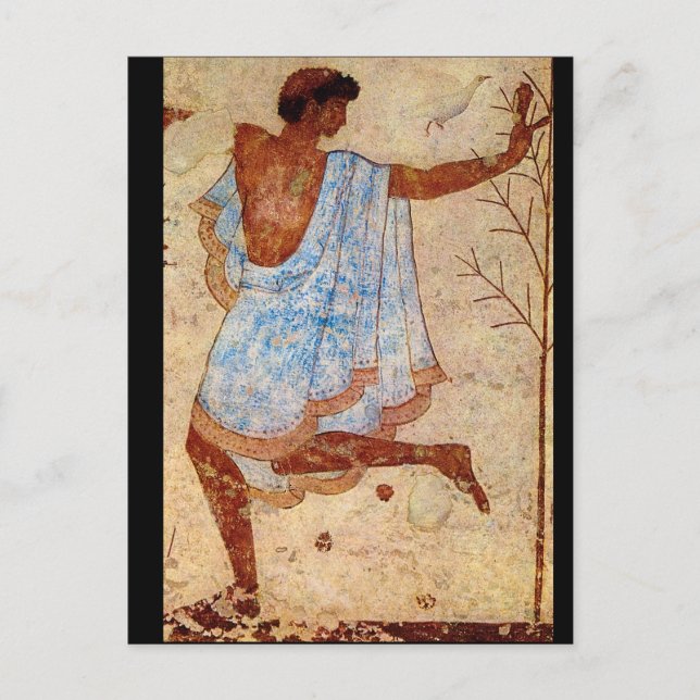 Danseur', Tarquinia, Tombe_Art av forntid Vykort (Framsida)