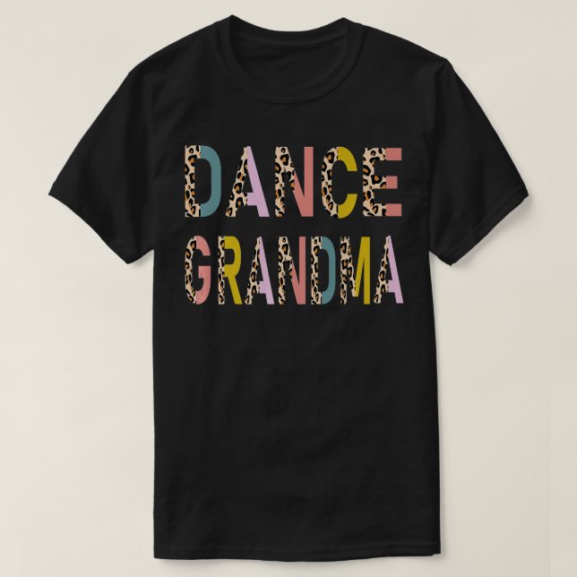 Dansfarmor från en dansare farmor som dansar Gran T Shirt (Design framsida)