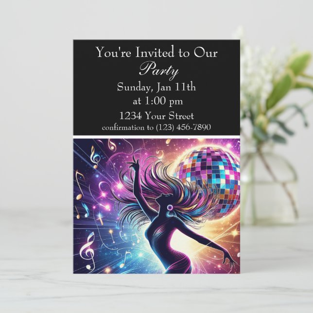 Dansfirande: Rytmisk Glöd Inbjudningar (Stående Fram)