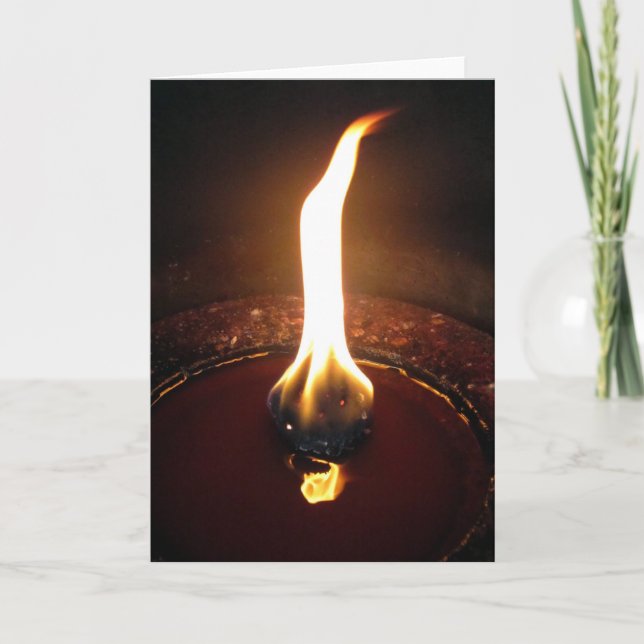 dansflammor kort (Framsida)