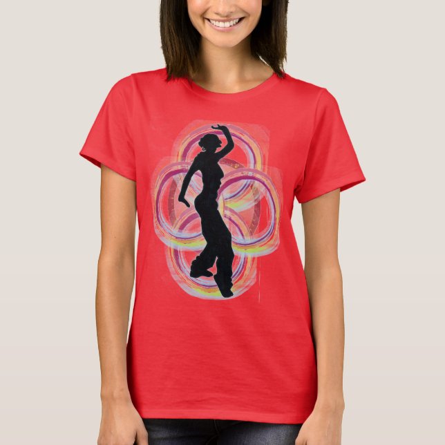 dansflicka t-shirt (Framsida)