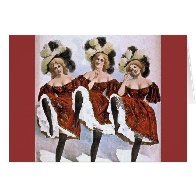 dansflickor OBS kort (Framsidan Horizontal)