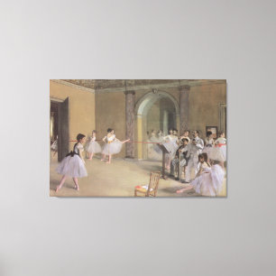 Dansfoajén på operan av Edgar Degas Canvastryck