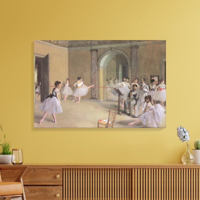 Dansfoajén på operan av Edgar Degas Canvastryck (Insitu (Vardagsrum))