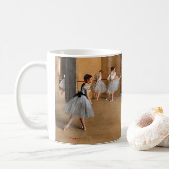 Dansfoajén på operan av Edgar Degas Kaffemugg (Med munk)