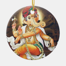 dansganesha julgransprydnad keramik