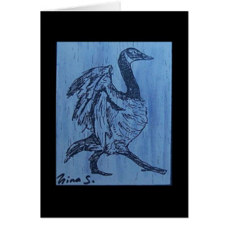 dansgås hälsningskort