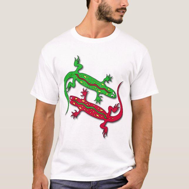 DansGeckoödlor Tee Shirt (Framsida)