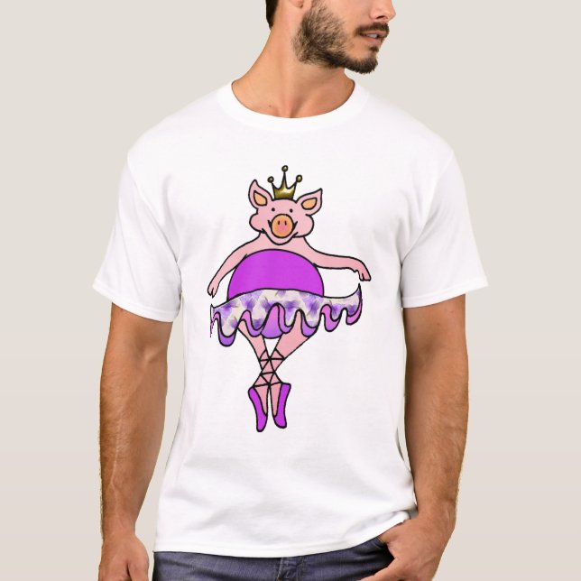 Dansgris i Tutu T-shirt (Framsida)