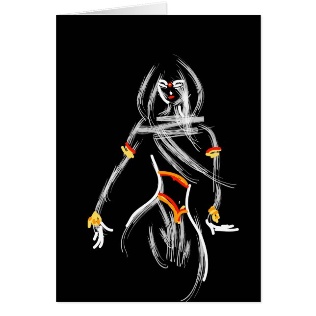 Dansgudinna Hälsningskort (Framsidan)