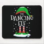 Dansing Elf-julfamiljen som matchar Julafton Dan Musmatta<br><div class="desc">Dansfunny,  dansk julfamilj som matchar Julafton</div>