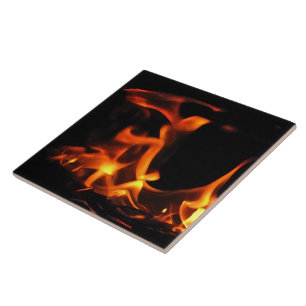 Dansing Fire Ceramic Tile Kakelplatta