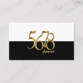 Dansinstruktör för modern Choreograf Visitkort