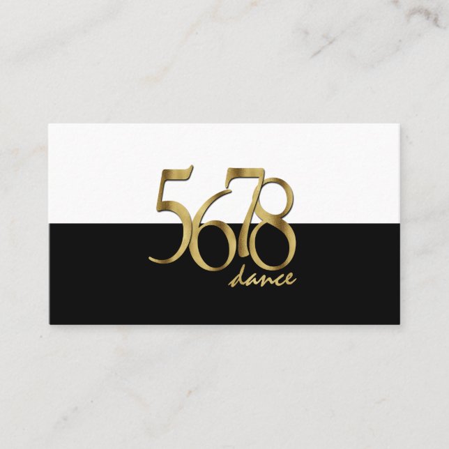 Dansinstruktör för modern Choreograf Visitkort (Framsida)