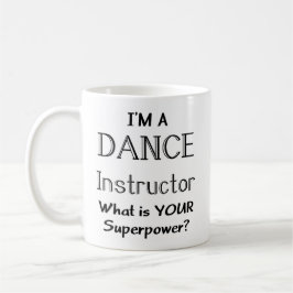 dansinstruktör kaffemugg