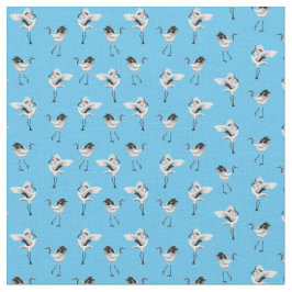 Dansjapankranar kammade bomullstyg tyg