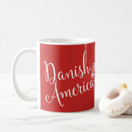 Dansk amerikansk Entwed Hearts Mugg