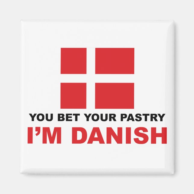 Dansk bakgård magnet (Framsidan)