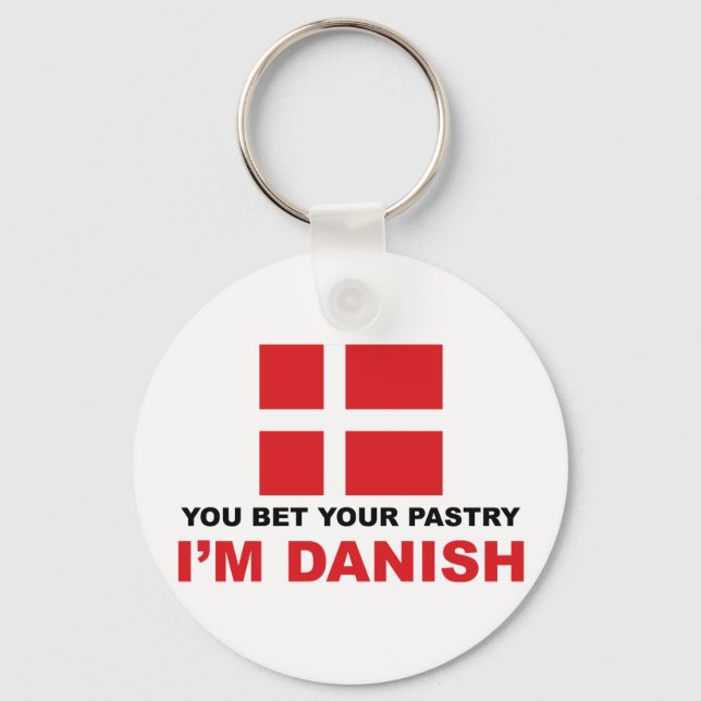 Dansk bakgård nyckelring (Framsida)