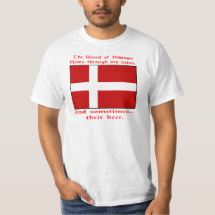 Dansk blood & Beer Viking T Shirt