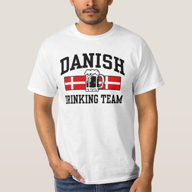 Dansk dricksgrupp tee shirt (Framsida)