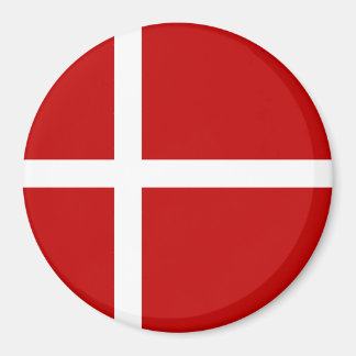 Dansk Flagga Dannebrog Red White Magnet