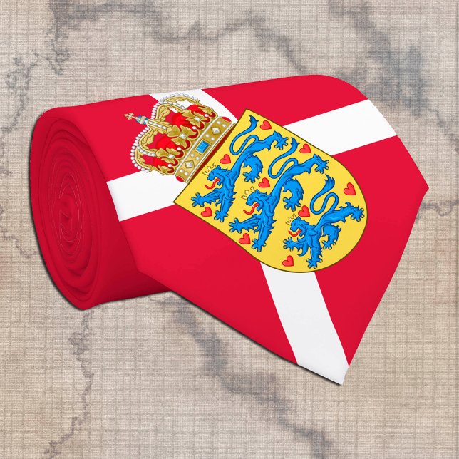 Dansk Flagga och danska affärer, resor/sport Slips (Skapare uppladdad)