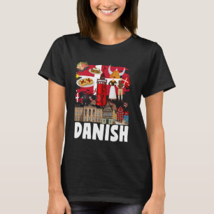Dansk Flagga Outfit Idea För barn Danmark Flagga & T Shirt